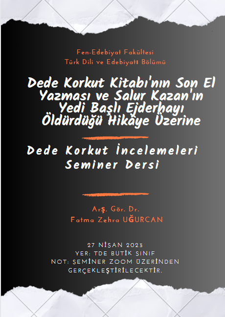 Seminer  afişi